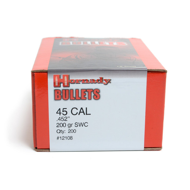 HORNADY 45 ACP 200Gr 200 Per Box Lead Pistol Bullets (12108)