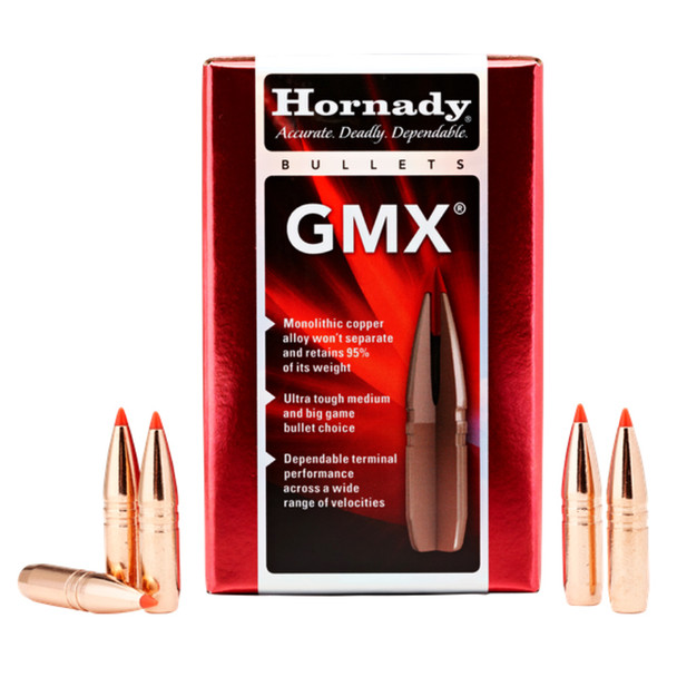 HORNADY GMX 7mm 139gr 50/Box Rifle Bullets (28270)