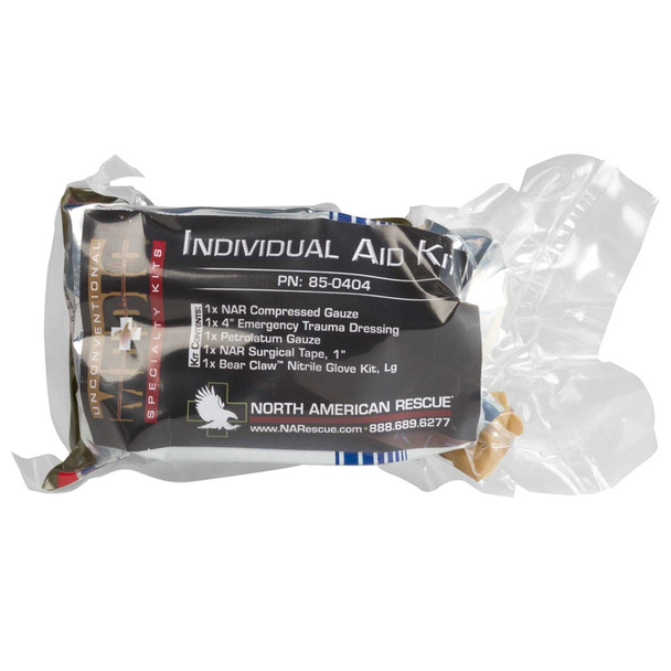 NORTH AMERICAN RESCUE Individual Aid Kit (85-0404)