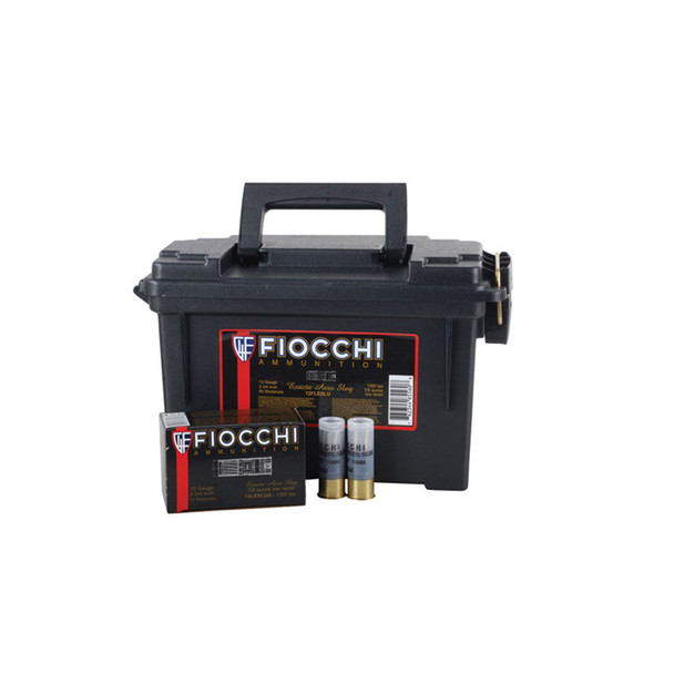 FIOCCHI Low Recoil 12 Gauge 2.75in Rifled Slug Bulk Ammo, 80 Round Case (12FLRSLU-CASE)