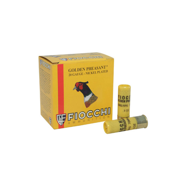 FIOCCHI Golden Pheasant 20 Gauge 2.75in #5 Bulk Ammo, 250 Round Case (20GP5-CASE)