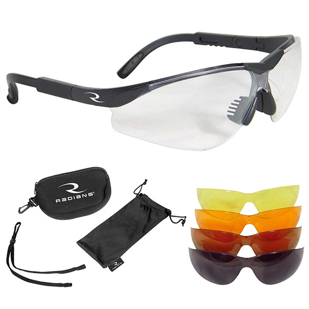 RADIANS T-85 5 Lens Interchangeable Shooting Glass Kit (T85RC)