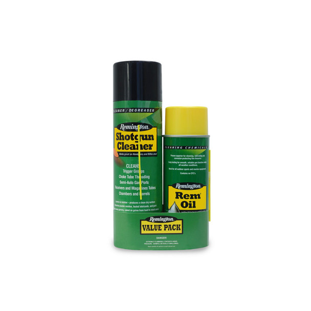 REMINGTON Oil & Shotgun Cleaner Aerosol Combo Pack (18131)