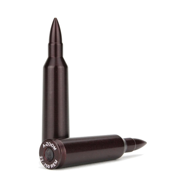 A-ZOOM Precision Metal 2-Pack of 22-250 Rem Snap Caps (12254)