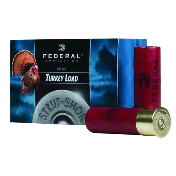 FEDERAL Strut-Shok Turkey 12 Gauge 3in #4 Lead Ammo, 10 Round Box (FT158F4)