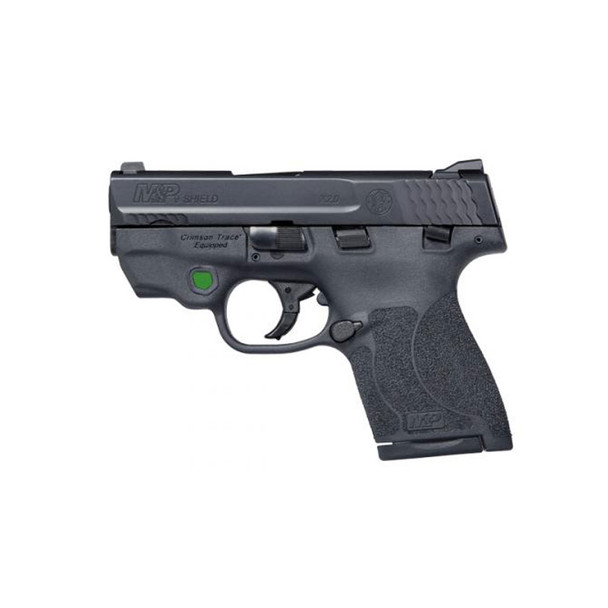 SMITH & WESSON M&P9 Shield M2.0 9mm 3.1in 1x7rd 1x8rd Pistol with Crimson Trace Green Laser (11901)
