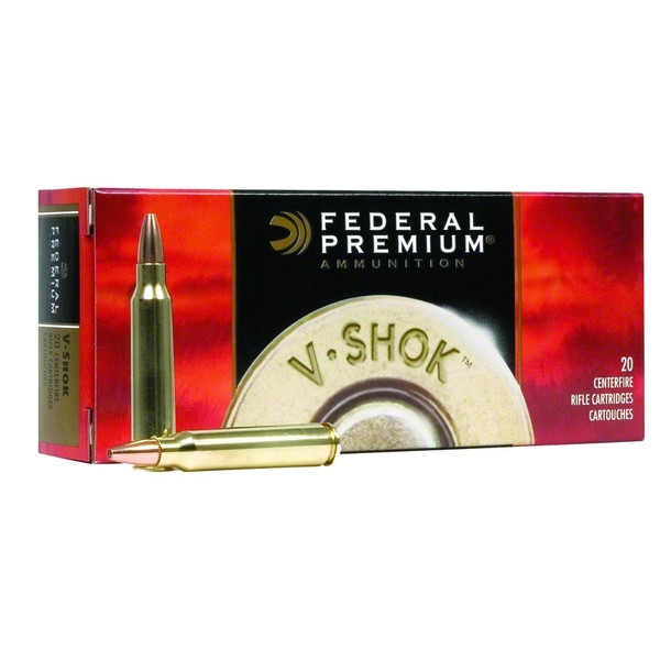 FEDERAL Vital-Shok 270 Win. 130 Grain Trophy Bonded Tip Ammo, 20 Round Box (P270TT1)