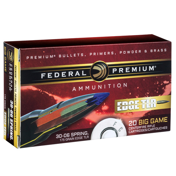 FEDERAL Edge TLR 30-06 Springfield 175Gr Rifle Ammo (P3006ETLR175)