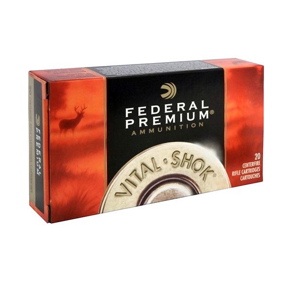 FEDERAL Vital-Shok 300 WSM 165 Grain Nosler Partition Ammo, 20 Round Box (P300WSME)