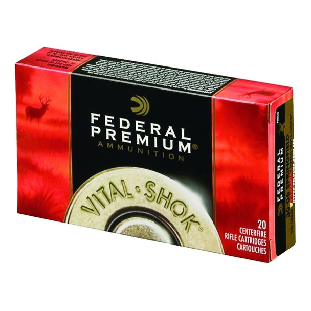 FEDERAL Vital-Shok 308 Win. 165 Grain Trophy Copper Ammo, 20 Round Box (P308TC2)