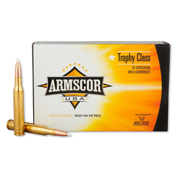 ARMSCOR 270 Win 140 Grain AB 20rd Box Hunting Ammo (FAC270140GRAB-TC)