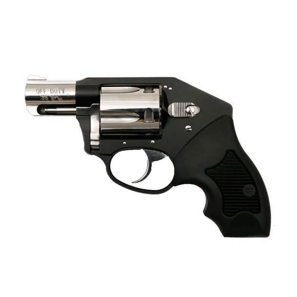 CHARTER ARMS Off Duty .38 Special +P 2in 5rd Black/Hi-Polish Stainless Steel Revolver (53921)