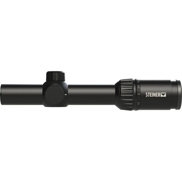 STEINER P4Xi 1x-4x24mm P3TR Illuminated Reticle Riflescope (5201)