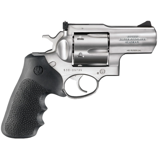 RUGER Super Redhawk Alaskan 480 Ruger 2.5in 6rd Satin Stainless Revolver (5302)