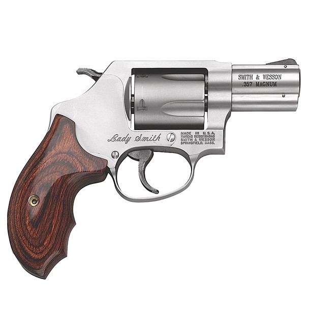 S&W 60 LadySmith 357 Mag,38 Special +P 2.1in 5rd Matte Stainless Revolver (162414)