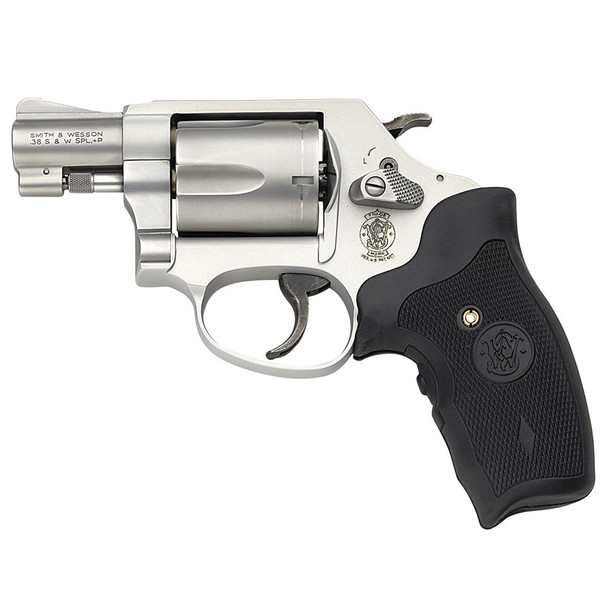 S&W 637 38 Special +P 1.9in 5rd Matte Silver Revolver w/ Laser Grip (163052)