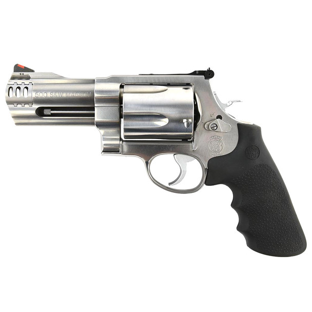 S&W 500 S&W Magnum 4in 5rd Satin Stainless Revolver (163504)