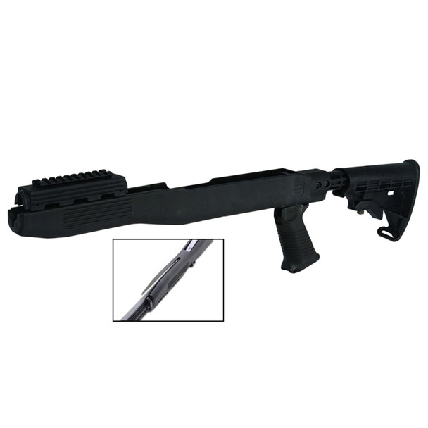 TAPCO Intrafuse SKS Blade Bayonet Cut Black Stock System (STK66167-BLK)