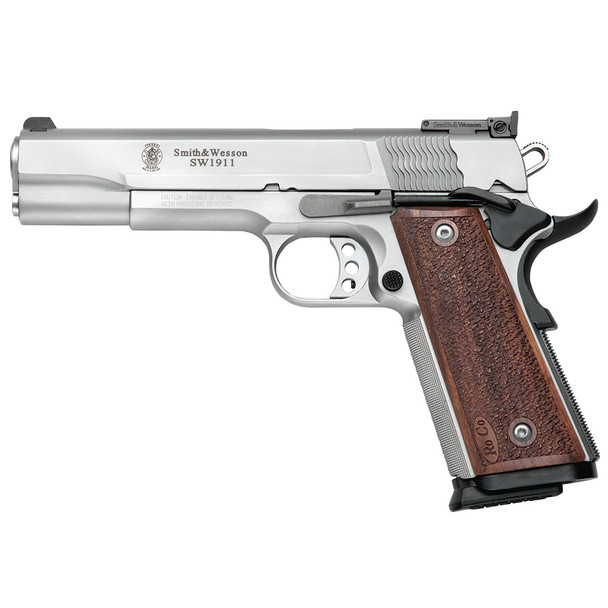 S&W 1911 Pro Series 9mm 5in 10rd Matte Silver Semi-Automatic Pistol (178047)