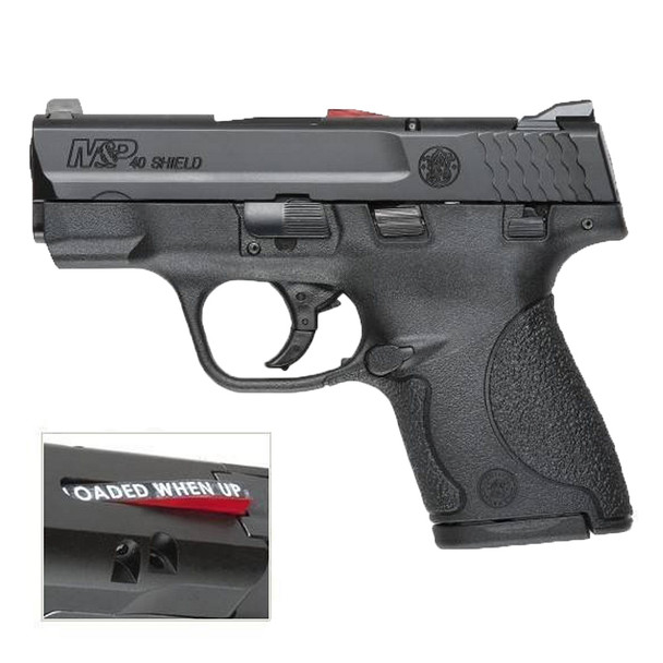 S&W M&P Shield 40 S&W 3.1in 6rd,7rd Black Semi-Automatic Pistol CA Compliant (187020)