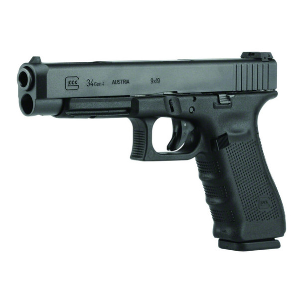 GLOCK 34 GEN4 Semi-Automatic 9mm Competition Pistol CA Compliant (PG3430101)