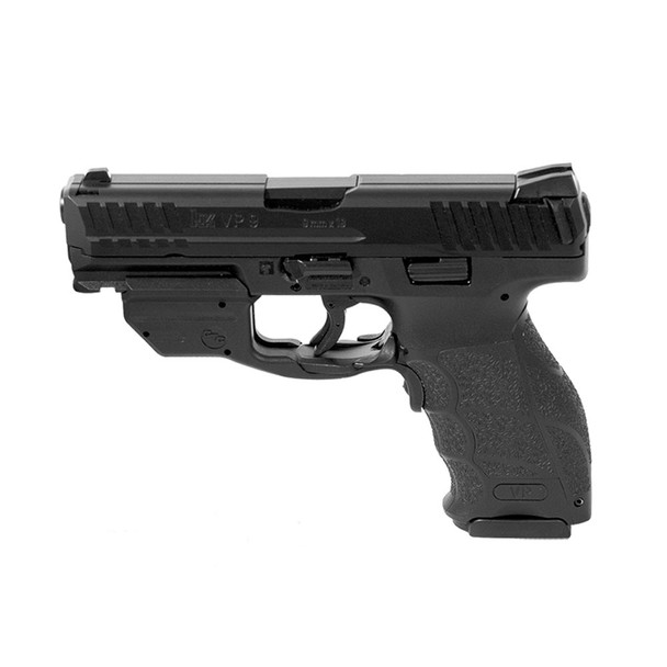 HK VP9 9mm 4.09in 15rd Semi-Automatic Pistol with Green Laserguard (81000381)