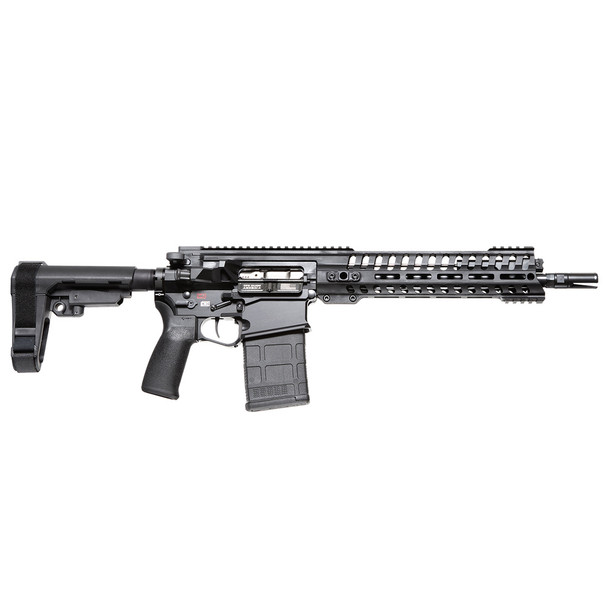 PATRIOT ORDNANCE FACTORY Revolution 7.62 NATO 12.5in 20rd Black Anodized AR Pistol (01391)