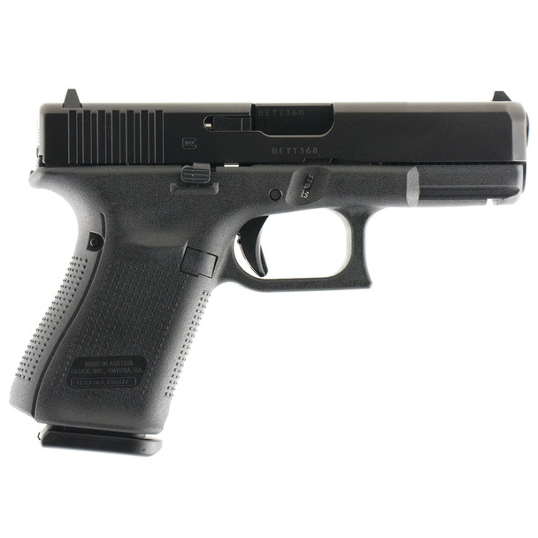 GLOCK G19 Gen5 9mm 4.02in 10Rd Glock Night Sights Pistol (PA1950701)