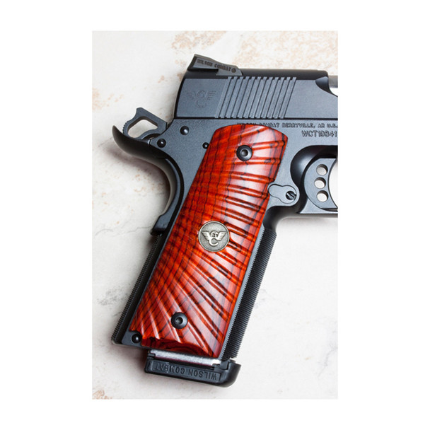 WILSON COMBAT Cocobolo Full Size Starburst Side Panel Grips (351MFS)