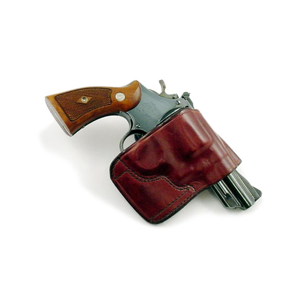 DON HUME JIT Slide Right Hand S&W K Frame/ Ruger Speed Six/Service Six Brown Holster (J968550R)