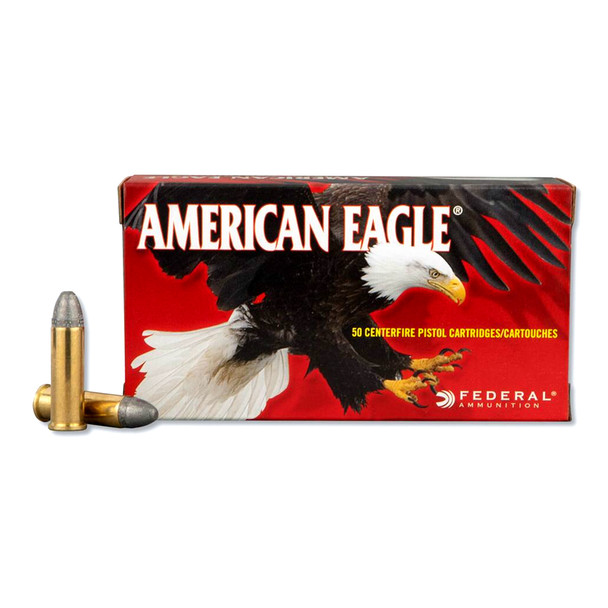 FEDERAL American Eagle 38 Special 158 Grain Lead Round Nose Ammo, 50 Round Box (AE38B)