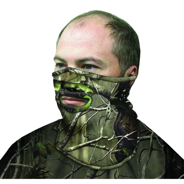 PRIMOS Stretch-Fit Realtree AP Green Half Face Mask (6739)