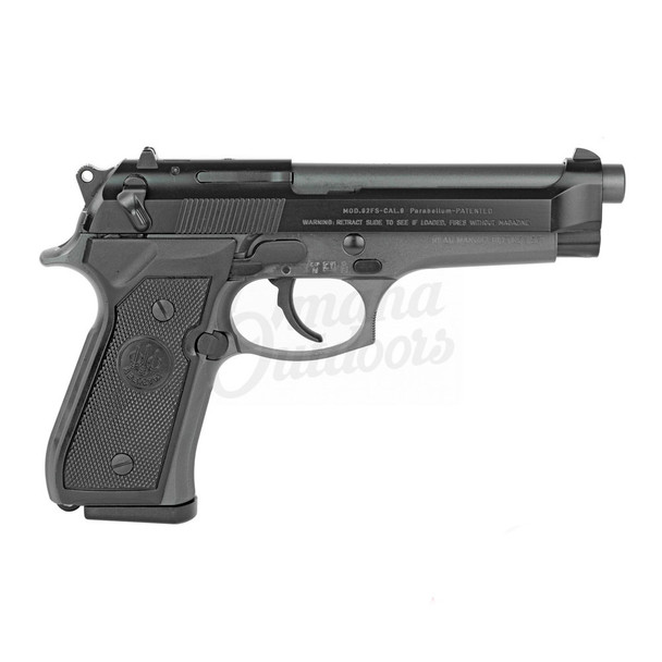 BERETTA 92FS 9mm 4.9in 10rd Sniper Gray Semi-Automatic Pistol (JS92F390)