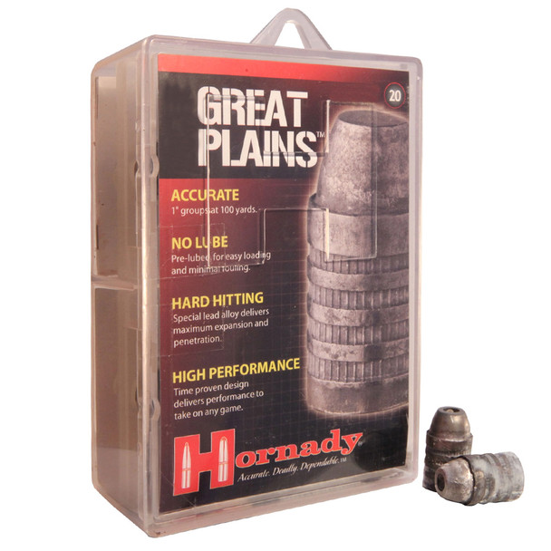 HORNADY Great Plains 50 Cal 385 gr HB-HP Muzzleloading Bullets (6620)