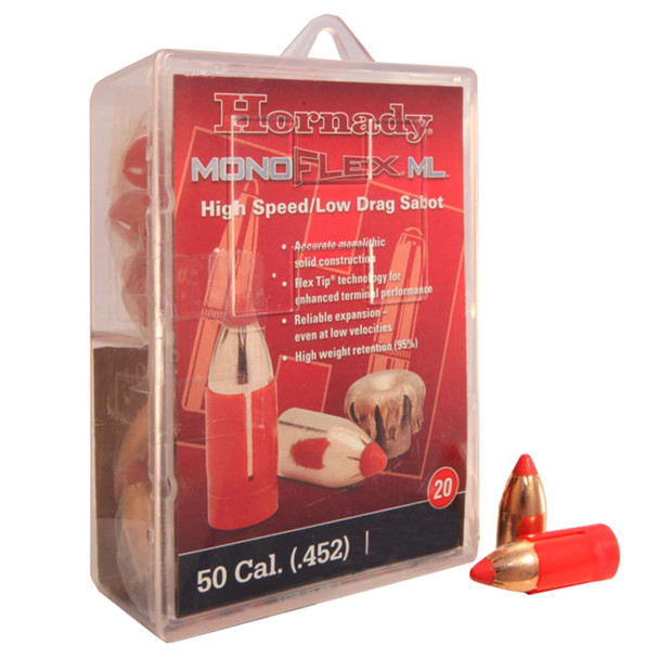 HORNADY MonoFlex ML 50 Cal High Speed / Low Drag Saboted Bullets (67274)