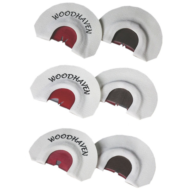 WOODHAVEN Red Zone 3-Pack Mouth Turkey Call (WH070)