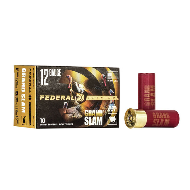 FEDERAL Grand Slam 12Ga 2.75in 1-1/2oz #5 Shot 10rd Box Shotshells (PFCX156F5)