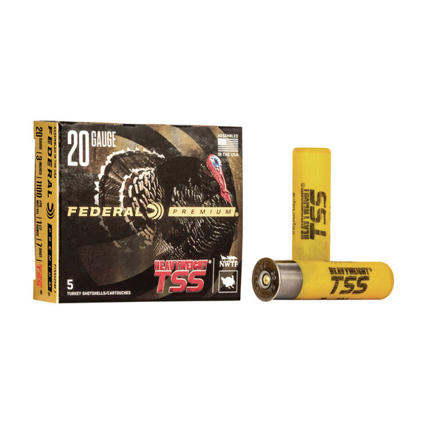 FEDERAL Heavyweight TSS 20Ga 3in 1-1/2oz #7 Shot 5rd Box Shotshells (PTSSX259F7)