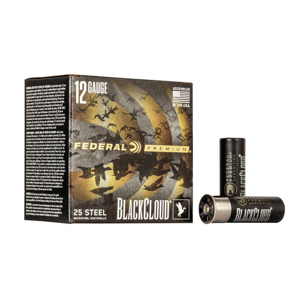 FEDERAL Black Cloud 12Ga 3.5in 1-1/2oz #2 Shot 25rd Box Shotshells (PWBX1342)