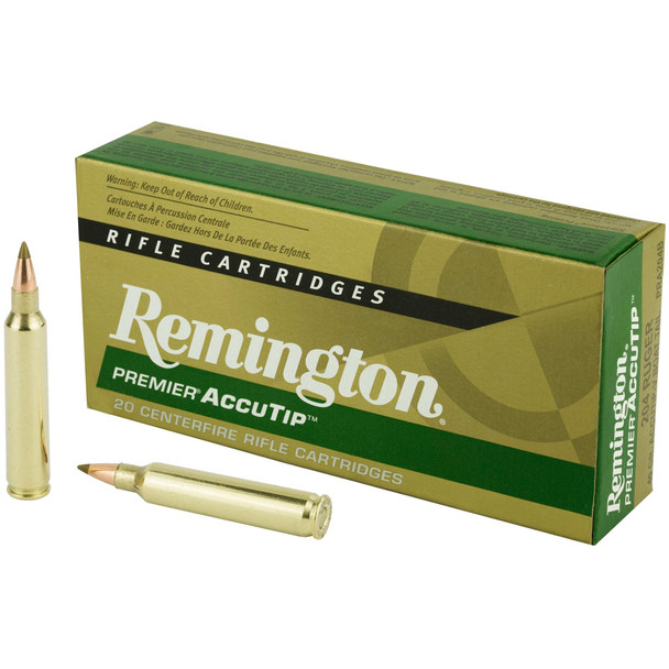 REMINGTON Premier AccuTip 204 Ruger 40Gr 20rd AccuTip-V Box Bullets (29220)