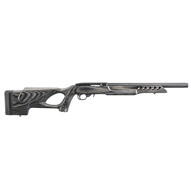 RUGER 10/22 Target Lite 22 LR 16.13in Threaded Barrel 10rd Black Laminate Thumbhole Stock Rifle (21186)