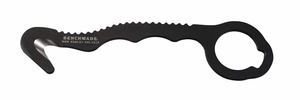 BENCHMADE 8 Rescue Hook Strap Cutter with Soft Coyote Sheath (8-BLKWSN)