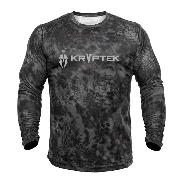 KRYPTEK Hyperion Long Sleeve Crew With Logo Typhon T-Shirt (19HYPLSLT)