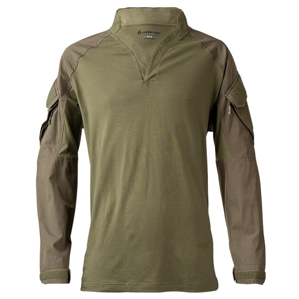 KRYPTEK Tactical Long Sleeve Ranger Green Rugby Shirt (19TACRLSRG)
