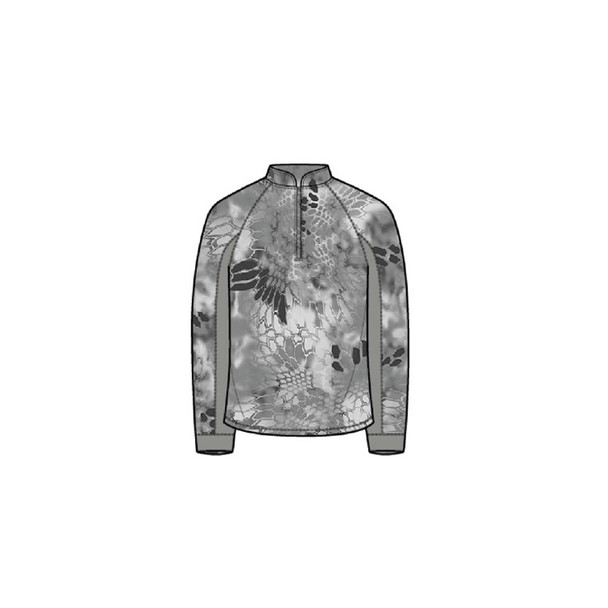 KRYPTEK Zephyr Long Sleeve Raid/Wolf Grey 1/2 Zip (19ZEPZRWG)