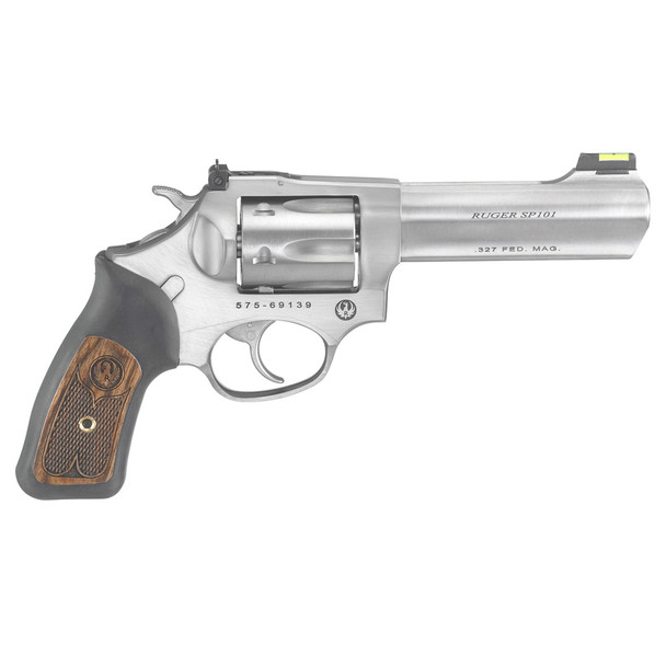 RUGER SP101 327 Fed Mag 4.2in 6rd Satin Stainless Revolver (5773)