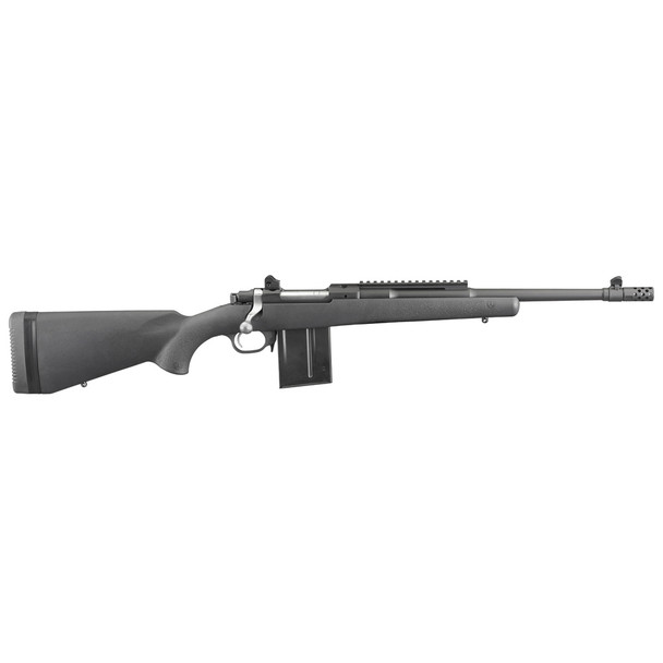 RUGER Gunsite Scout 308 Win 16.1in 10rd Black Synthetic Stock Matte Black Bolt-Action Rifle (6830)