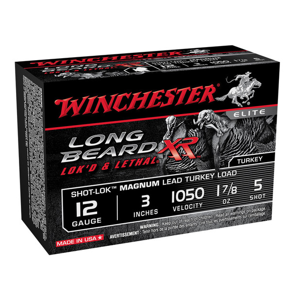 WINCHESTER Long Beard XR 12Ga 1-7/8oz 3in #5 10rd Box Shotshells (STLB123M5)