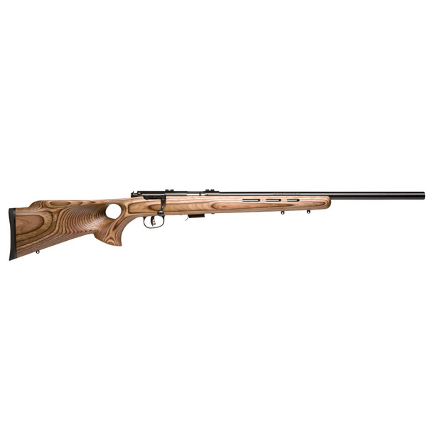 SAVAGE 93R17 BTV 17HMR 21in 5rd Thumbhole Wood-Laminated Rimfire Rifle (96250)