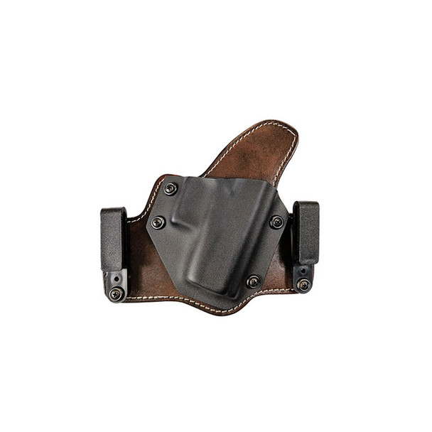 TAGUA GUN LEATHER Texas Partner S&W M&P Shield/M2.0 IWB/OWB Black RH Holster (TX-PART-1010)